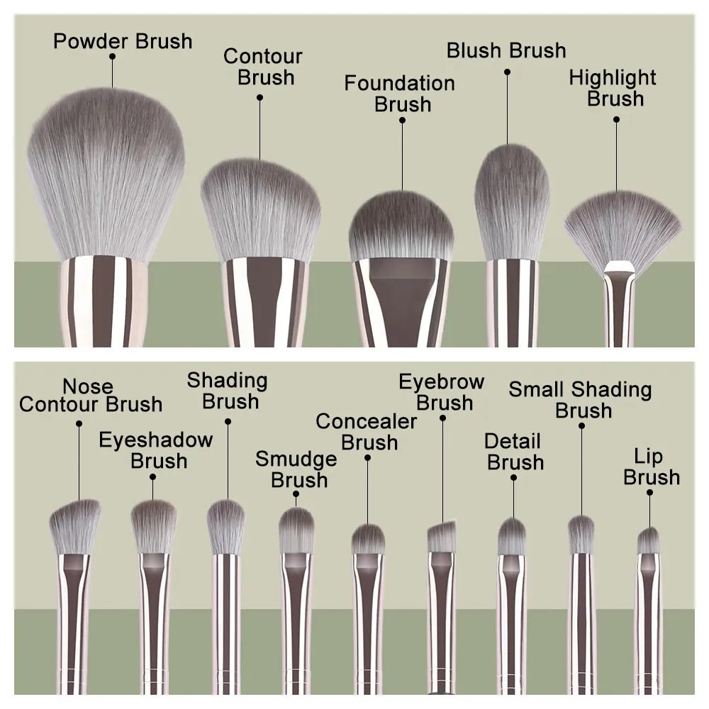 JTFIL Makeup Brushes Soft Fluffy Makeup Tools Cosmetic Powder Eye Shadow Foundation Blush Blending Beauty Make Up Brush Beauty