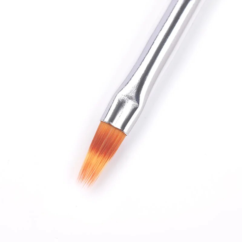 1 Pc Gradient Bloom Nail Art Painting Brush Pen UV Gel Nail Art Brush With Wood Handle Nylon Hair Draw Manicure Nails Tool