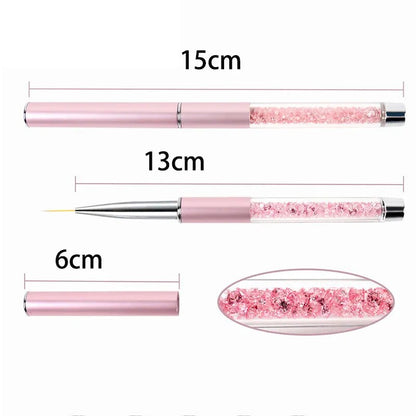 5-15mm Nails Line Brush Kits For Manicure Art Painting Tools Accessories Pen Supplies Nail Design Liner Drawing Brushes