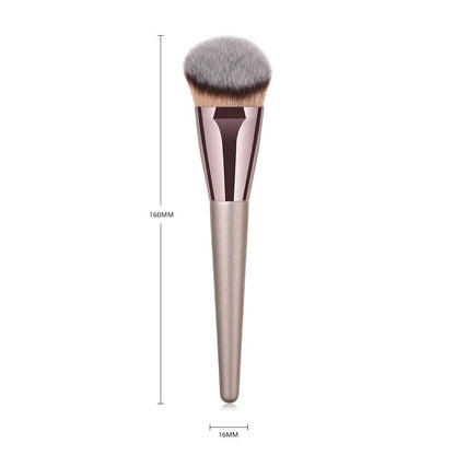 1Pcs Makeup Brush High Quality Champagne Gold Color Professional Brushes For Makeup Powder Foundation Bronzer T01386