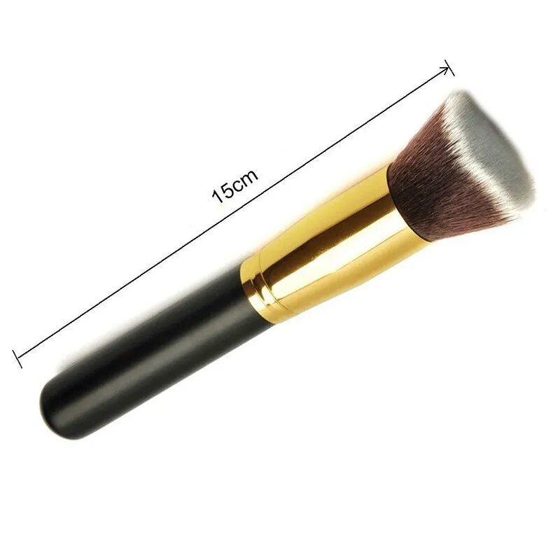 1 PC New Fashion Women Flat Kabuki Brushes Cosmetic Face Nose Powder Foundation Eye Shadow Makeup Tool