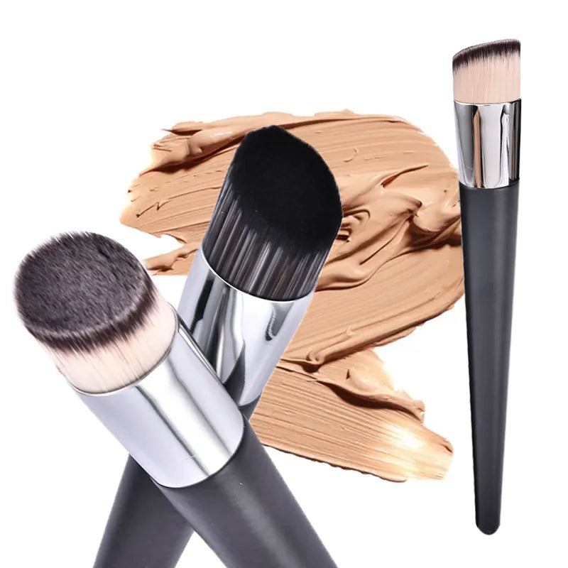 1 Pcs Professional Oblique Head Foundation brush Powder Concealer Liquid Foundation Face Makeup Brushes Tools Beauty Cosmetics