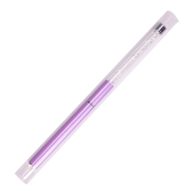 1pcs Ombre Brush For Nails Shadow Drawing UV Gel Nail Polish Gradient Painting Pen Rhinestone Handle Manicure Nail Art Tools