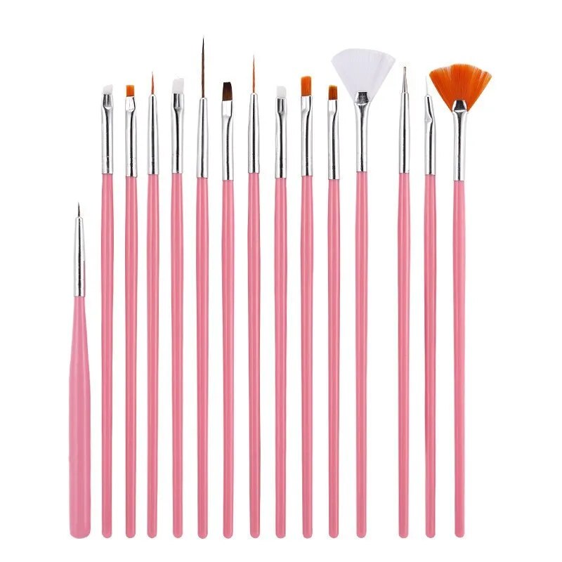 Nail Brushes Set Professional Nail Supplies For Acrylic UV Gel Drawing Dotting Manicure Nail Art Design ToolsMakeup Accessorie