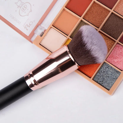 1pc Bb Cream Makeup Brush Round Head Loose Brush Flat Head Foundation Blush Brush Oblique Head Contour Brush Beauty Tool