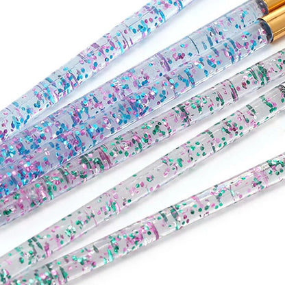 3pcs Acrylic Nail Brush French Stripe Tips Manicure Ultra-thin Nail Polish Line Drawing Pen Gel Painting Art Tools Brushes Set